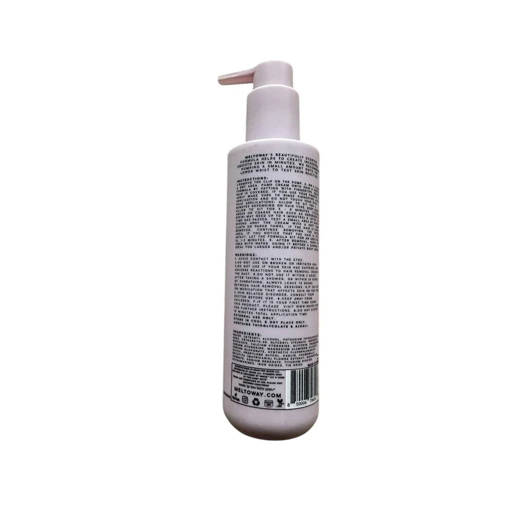 2 Wakse Meltoway Hair Dissolving Cream  6.7 Oz Each Guava Butter & Fairy Floss